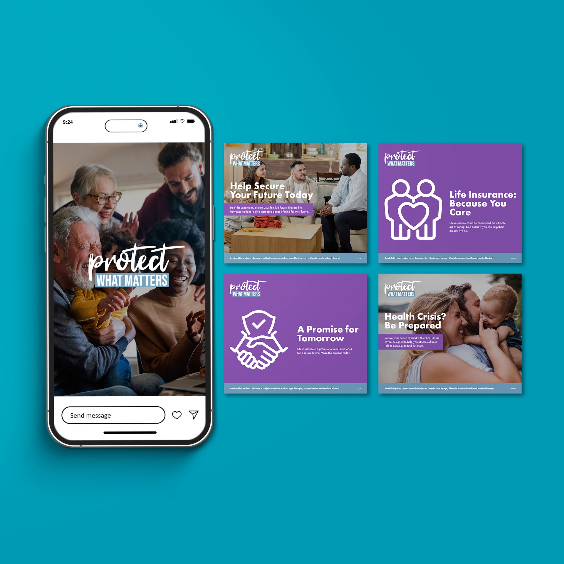Phone app mockup